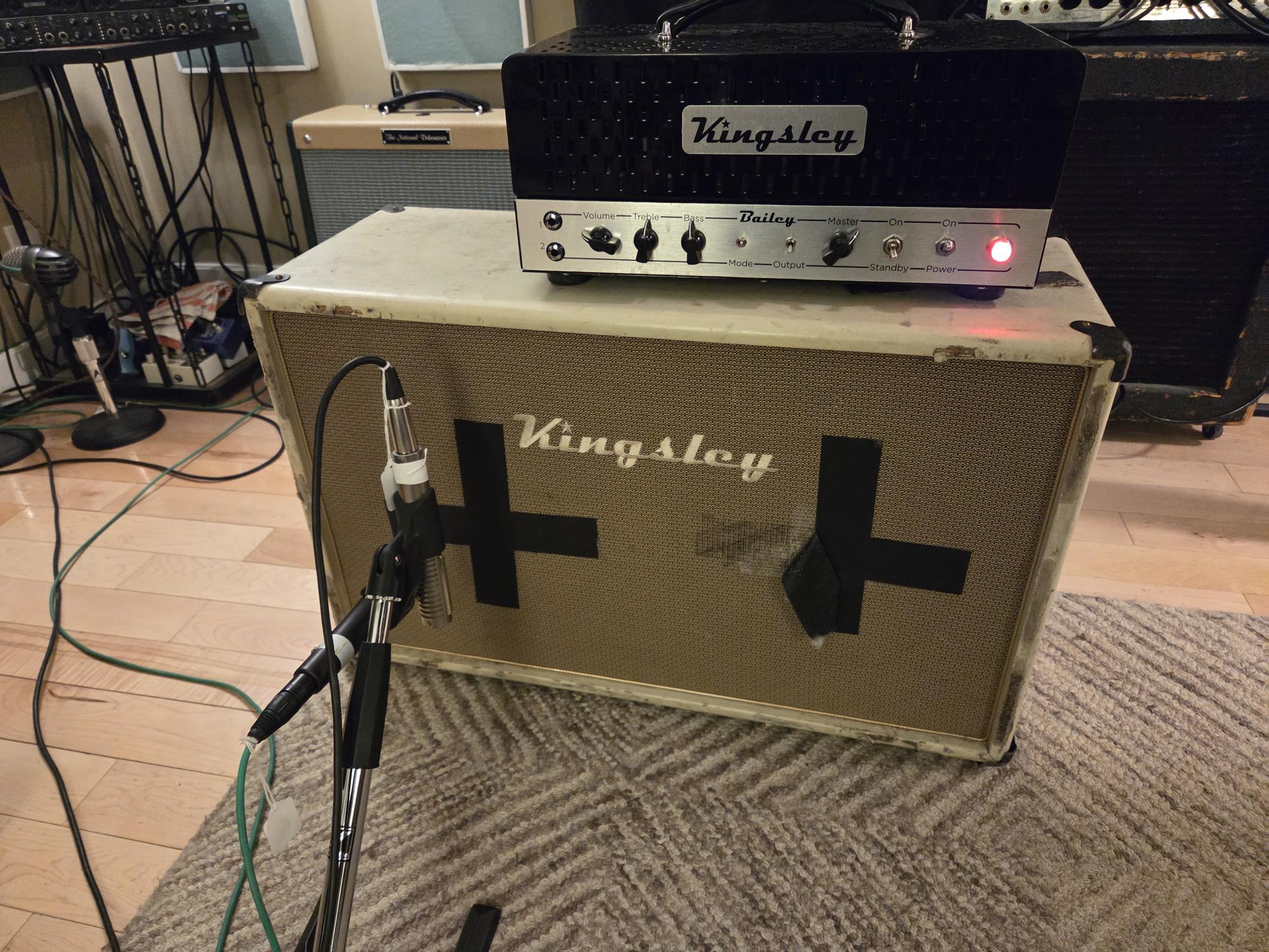 JBR Kingsley Amp in studio for Covered in Blues
